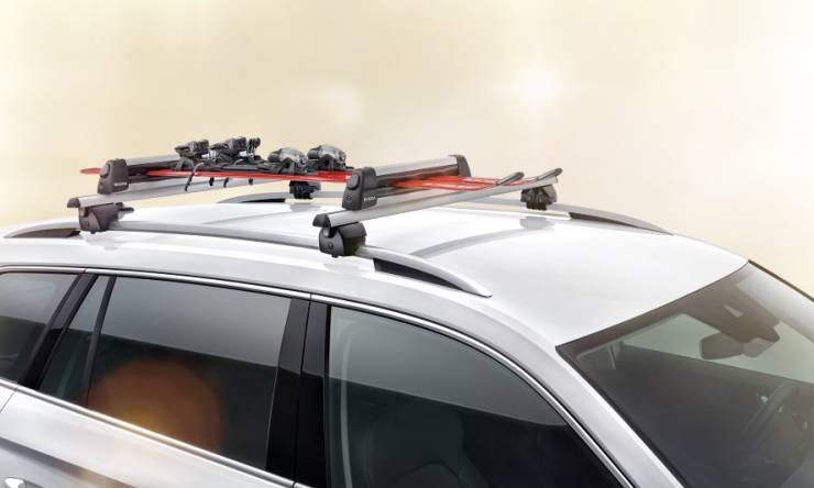 thumb_lockable ski or snowboard rack with aluminium profile